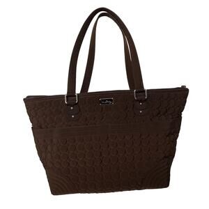 Vera Bradley Brown Tote Diaper Bag